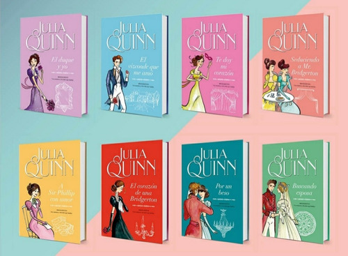 Saga Bridgerton, Julia Quinn Colección Completa 8 Títulos