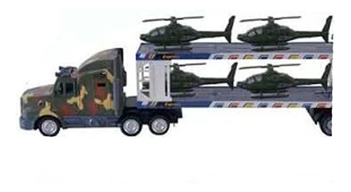 Camión Militar Radio Control Mosquito Con Helicópteros