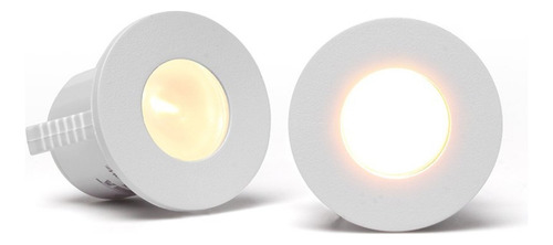 Spot Para Móveis Led Pik Redondo 1w 3000k Branco 2