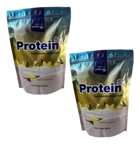 Proteína Protein 57 Pack 2 Suplemento Alimenticio 425g
