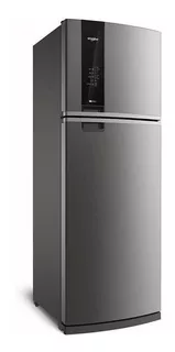 Heladera a gas no frost Whirlpool Top Mount WRM57 inox con freezer 500L 220V
