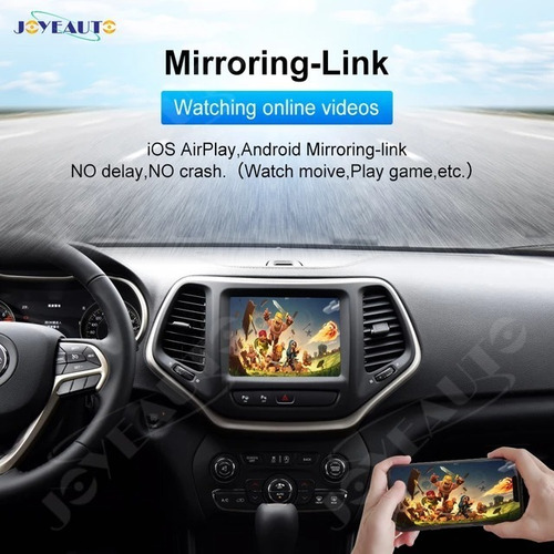 Interface Video Carplay Android Auto Jeep/dodge Uconnect 8.4