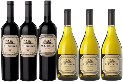 Caja Enemigo Wines. Chardonnay Y Malbec