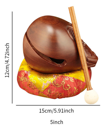 Instrumento De Percusión De Tambor De De Madera, 5 Pulgadas
