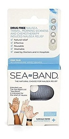 Bandas Sea-band Sea-band Acupresión Muñeca, 3 Pares