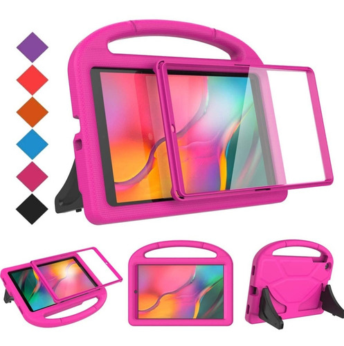 Imagen 1 de 2 de Estuche Tablet Samsung Galaxy Taba 10 Con Protector Pantalla