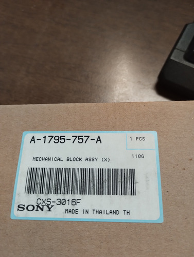 Lectora De Cd Con Mecanismo Para Sony Cxs-3016f/ Cdx-gt30mp