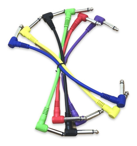 Cable Pedales Guitarra Pack 6 Unidades