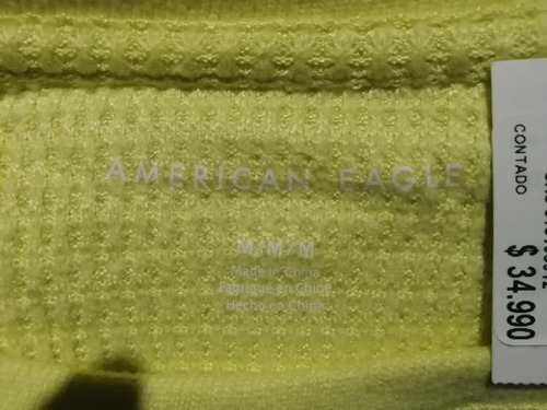 Polera Plush Cropped Soft & Sexy / American Eagle