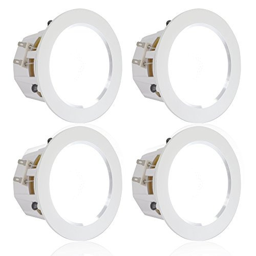 Pyle 4rdquo Pair Bluetooth Flush Mount In Wall