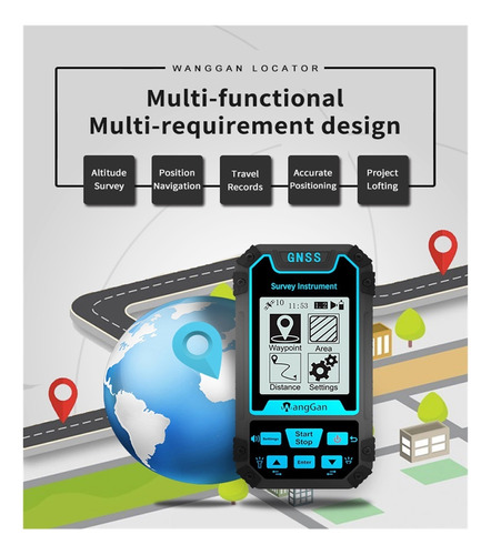 Mapa En Tiempo Real Gps Instrumento De Medición Terrestre