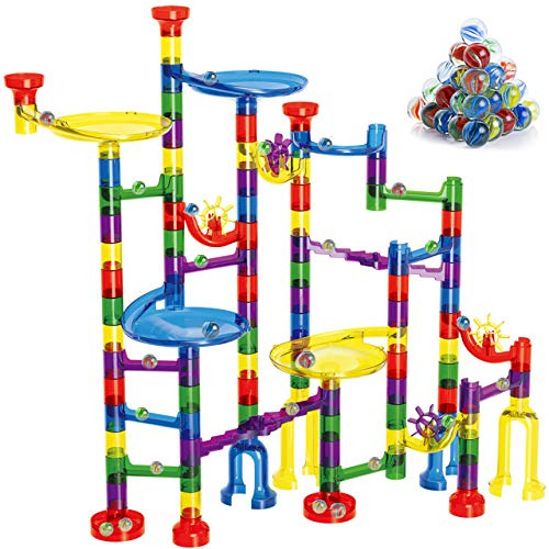 Gifts2u Juegos De Carreras De Mármol Para Niños, 122 Piezas 