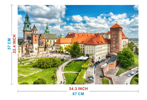 Rompecabezas Wuundentoy Gold Edition Castillo De Wawel, Polinoa 1500 Pzs