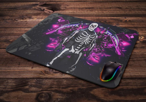 Mouse Pad Gamer Fortnite Skull Ii