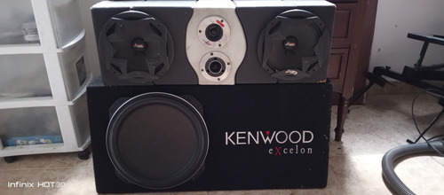 Bajo Kenwood 10 Cajón Original