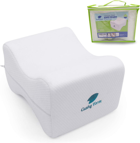 Almohada Espuma Viscoelástica Para Piernas Con Funda Lavable