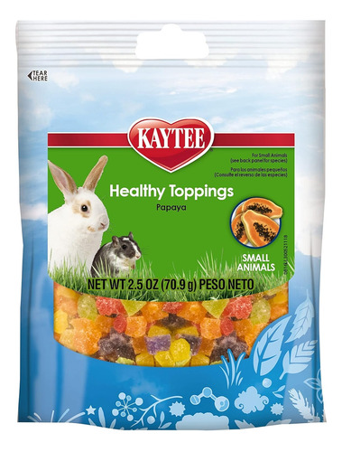 Ingredientes Saludables Kaytee Para Animales Pequeños Papaya