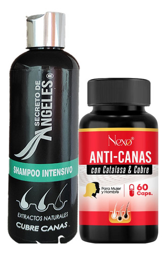 Shampoo & Capsulas Anti Canas