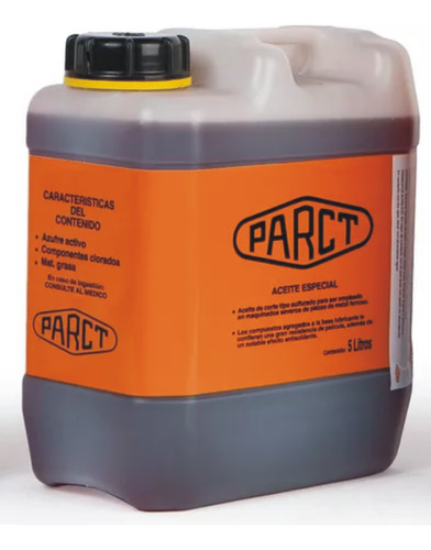 Aceite De Corte Para Maquinarias 5 Litros Parct