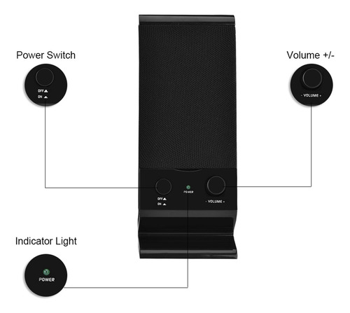 Altavoz Subwoofer Portátil Con Combinación De Bajos Mini Usb