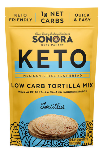 Sonora Tortillas Keto Baking Mix | Mezcla De Pan Plano Estil