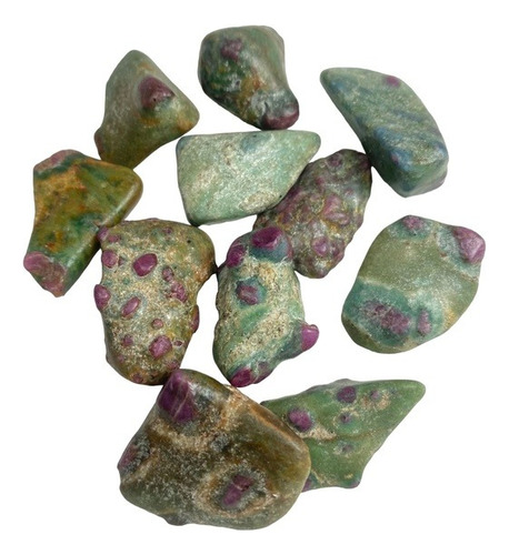 Piedras Gemas Fuchsita Con Rubi Pulida N2 Monte Kurama