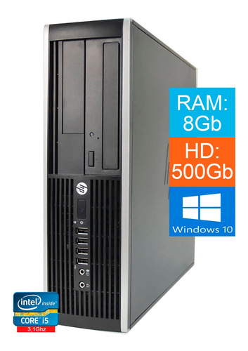 Imagem 1 de 3 de Pc Cpu Hp Elite Core I5 2° Geração 8gb 500gb - Hdmi / Novo