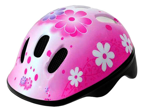 Casco Bicicleta Proteccion Skate Monop Niñas Mazzi Pk Flower