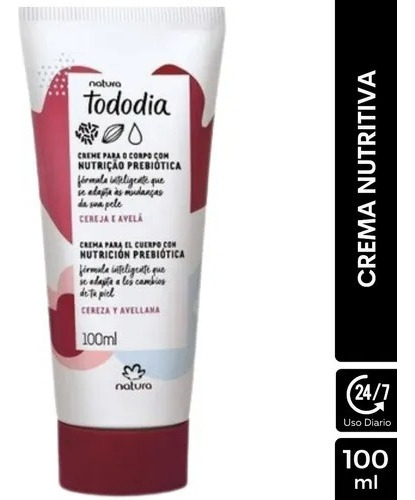 Crema Nutritiva Corporal Tododia Natura 100 Ml Prebiotica 