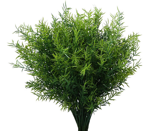 Plantas Artificiales Flores Hierba Arbustos 8 Pack No Fad...