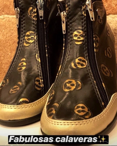 Imagen 6 de 7 de Zapatillas Infantiles Te Para Tres Cuero Ecológico