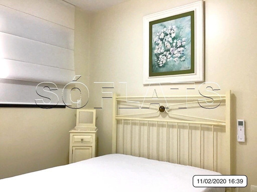 Imagem 9 de 15 de Flat Em Moema Para Locação, Prox Ao Shopping Ibirapuera Mobiliado Com Serviços. Sem Fiador. - Sf31875