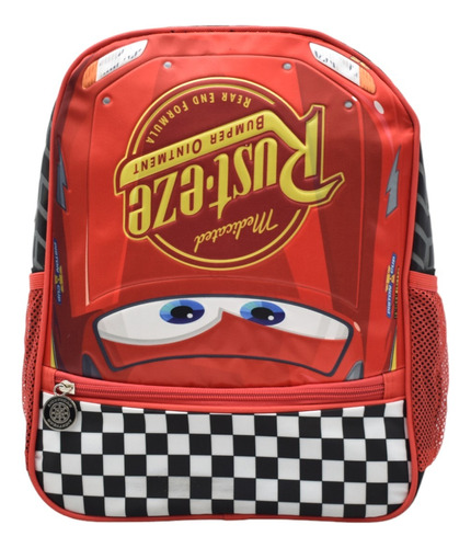 Mochila Cars Rayo Mcqueen Medicated Rust Eze Bumper Ointment Estampado Relieve Kinder 158748 Ruz