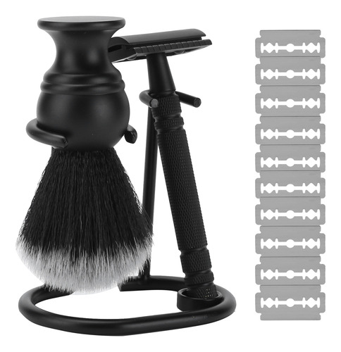 Set De Afeitado Para Hombre, Brocha Rack Blade, Para Salón Y