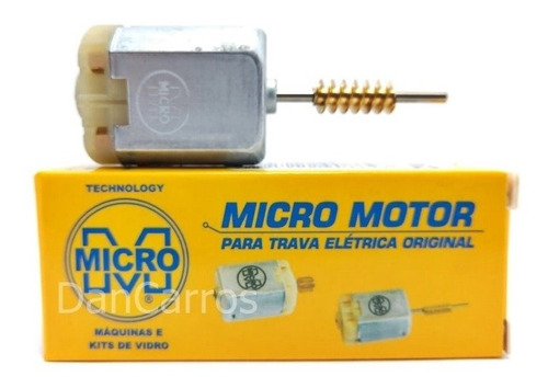 Micro Motor Fechadura Elétrica + Botão Duplo Fox