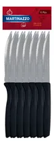 Comprar Cubiertos Cuchillo De Mesa X12 Acero Inoxidable Negro