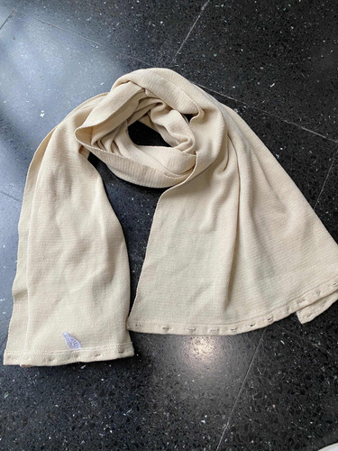 Bufanda Manta Pashmina De Lana Color Beige Grande (y2)