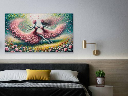 Cuadro Calidad Arte En Lienzo Con Bastidor En 70x40cm N1274