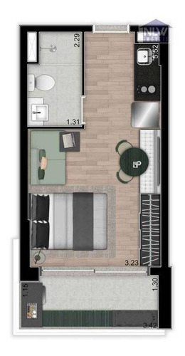 Studio À Venda, 27 M² Por R$ 546.200,00 - Moema - São Paulo/sp - St0157