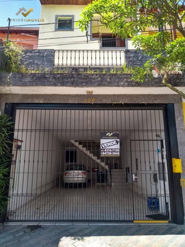Sobrado Com 4 Dormitórios À Venda Por R$ 800.000 - Parque Gerassi - Santo André/sp - So0213