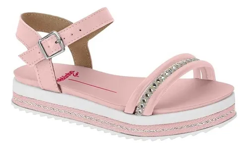 Sandália plataforma best sale infantil