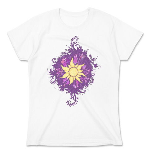 Playera Rapunzel Tangled Flor Magica