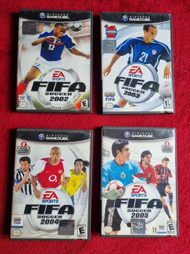 Lote De 4 Juegos De Fifa Nintendo Game Cube (Usado)