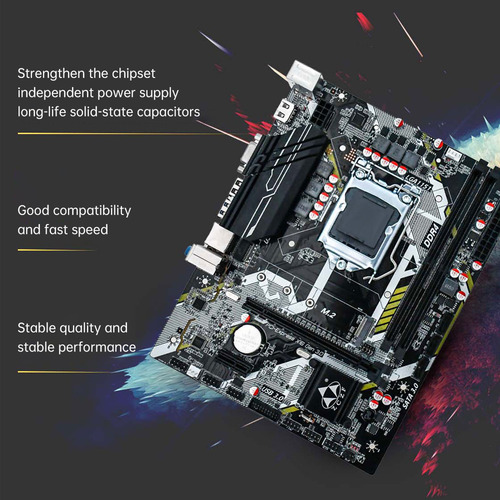 Frequência I3/i5/i7 Do Cartão-matriz 2666mhz H310a4 E