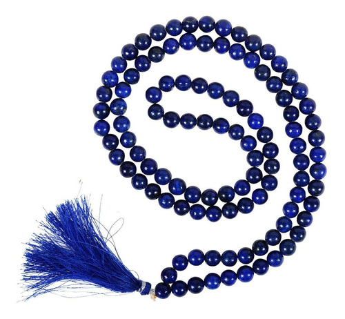 Japa Mala Budista En Lapis Lazuli