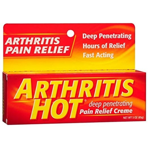 Artritis Alivio Del Dolor Caliente Crema (3 Oz Paquete De 6)