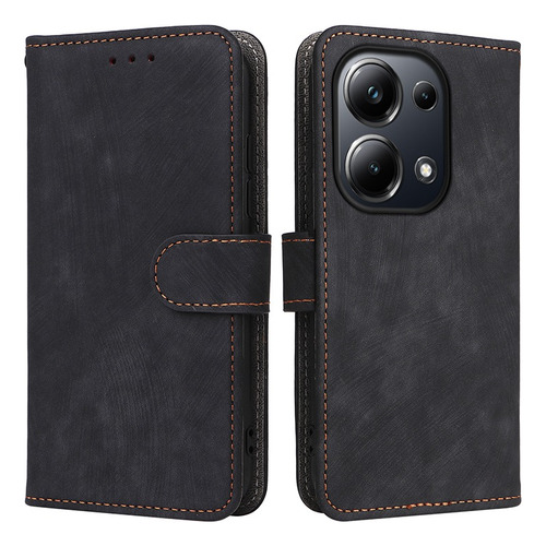 For Xiaomi Redmi Note 13 Pro 4g Rfid Blocking Pu Wallet Case