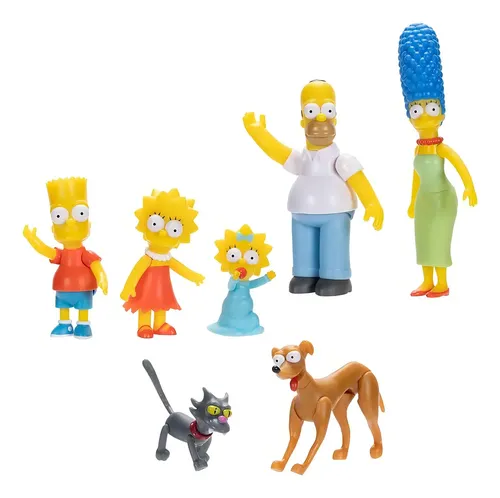 The Simpsons Pack Com 7 Figuras Articuladas 4042 Sunny
