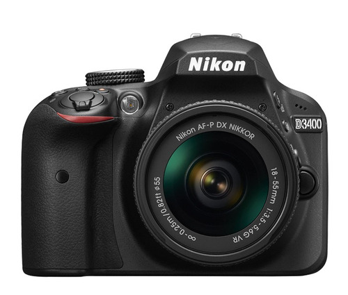 Nikon D3400 + Lente 18-55 + Control Remoto + Kit Limpieza