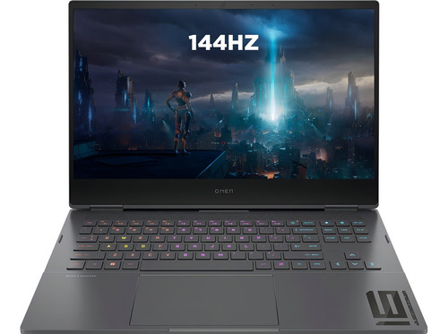 Laptop Gamer Hp Omen Amd Ryzen 7-6800h 16gb Memoria Nvidia Geforce Rtx 3060 512gb Ssd Pantalla 16.1 Color Mica Silver